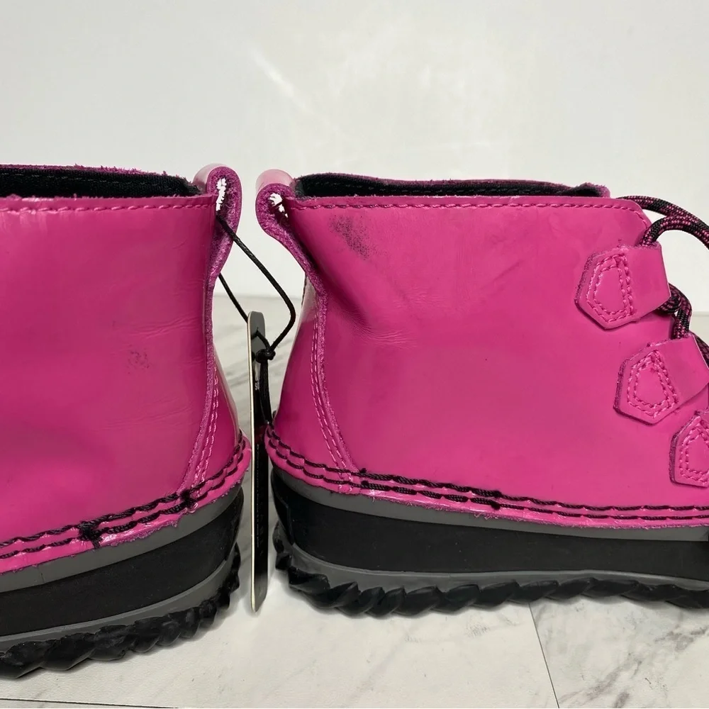 New! Sorel Out And About Kids Pink Black Snow Duck Boot 4